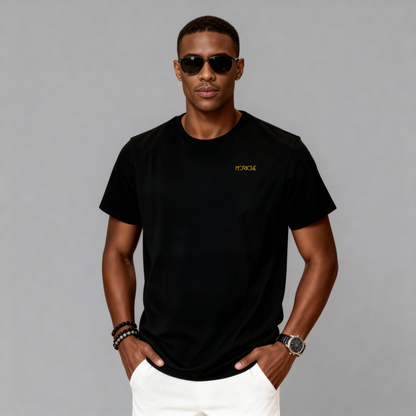 Moriche Heren T-shirt Zwart Bio-Katoen