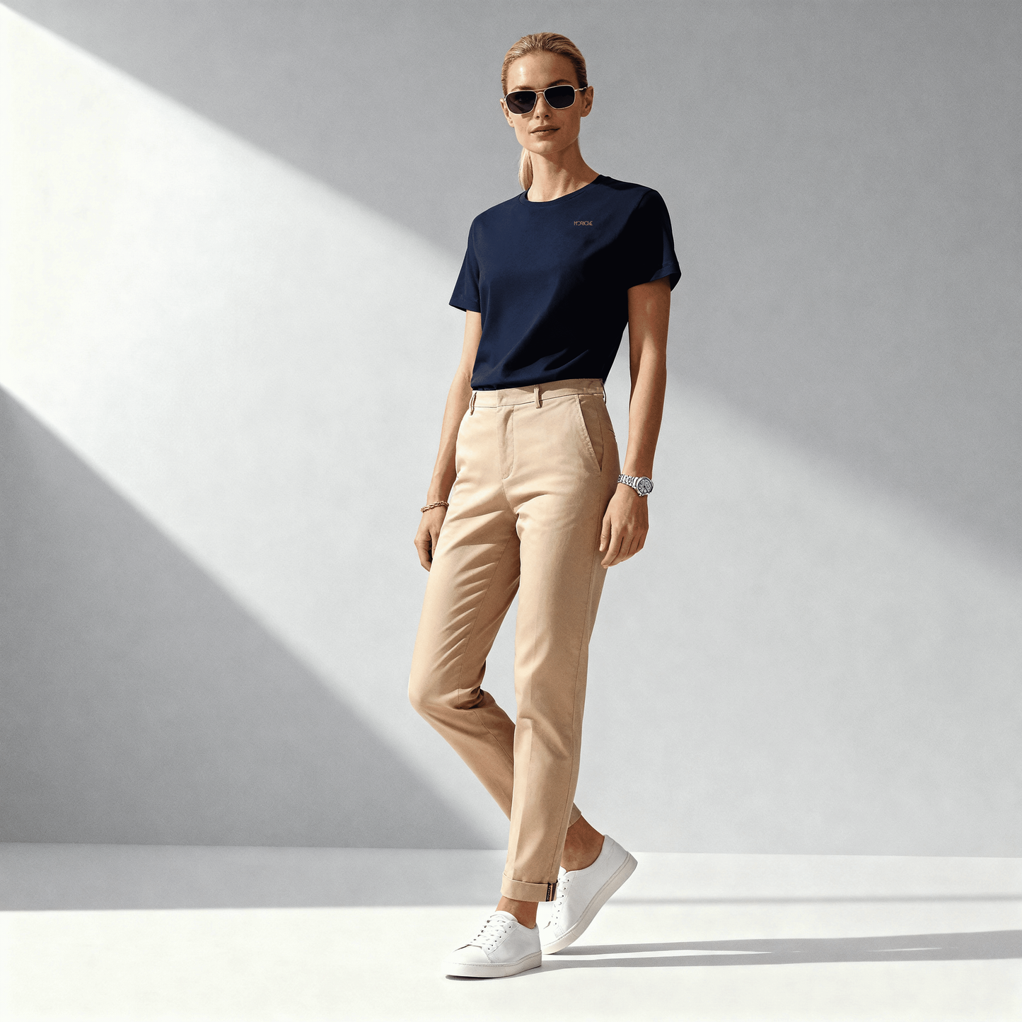 Moriche Dames T-shirt Blauw  Bio-Katoen