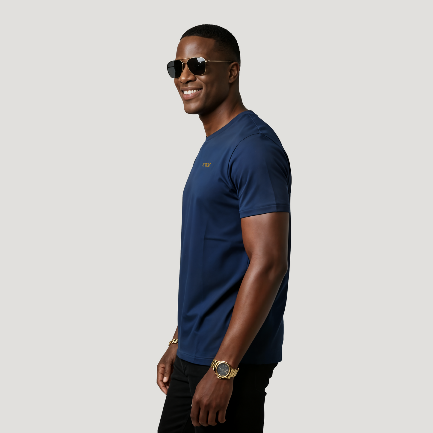 Moriche Heren T-shirt Blauw Bio-Katoen