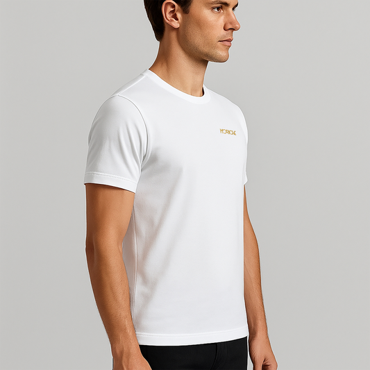 Moriche Heren T-shirt Wit Bio-katoen en gerecycled polyester