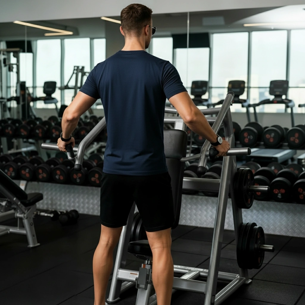 Moriche Heren T-shirt Blauw Bio-katoen en gerecycled polyester