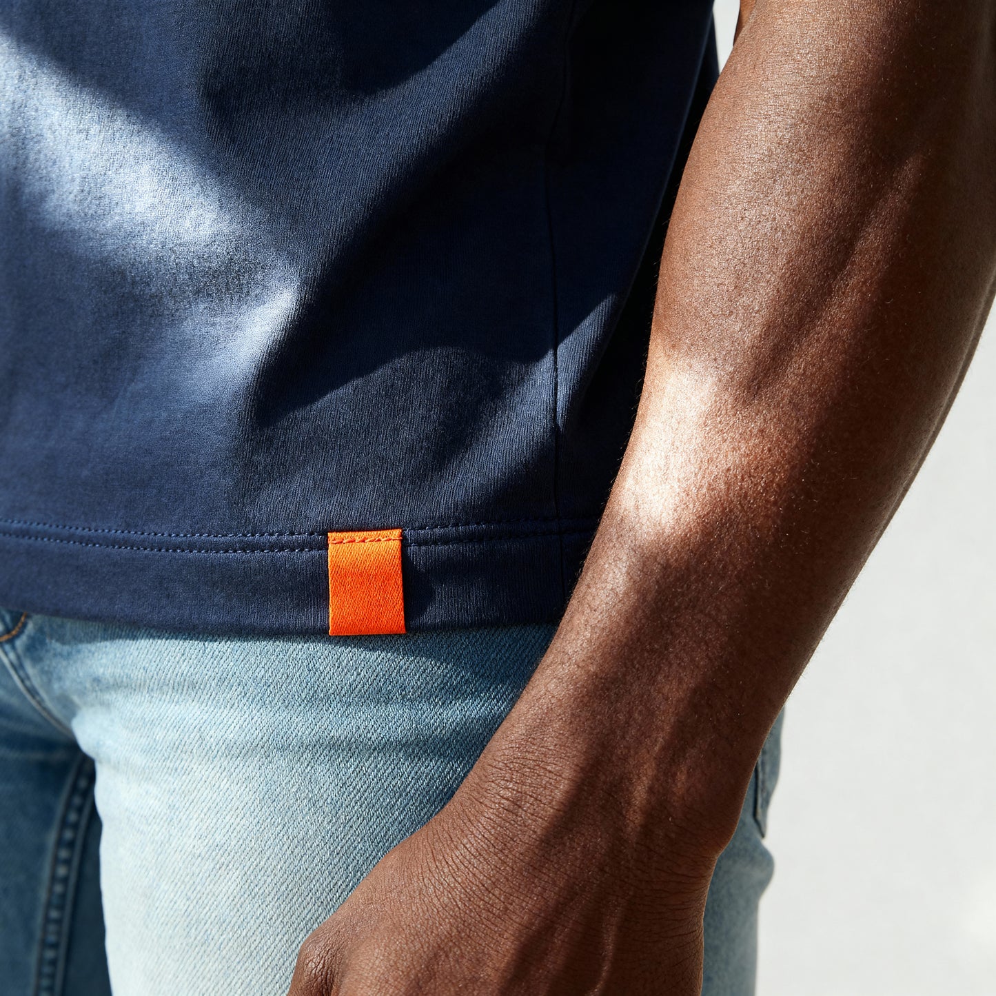 Moriche Heren T-shirt Blauw Bio-Katoen