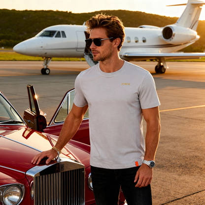 Moriche Heren T-shirt Grijs Bio-katoen en gerecycled polyester