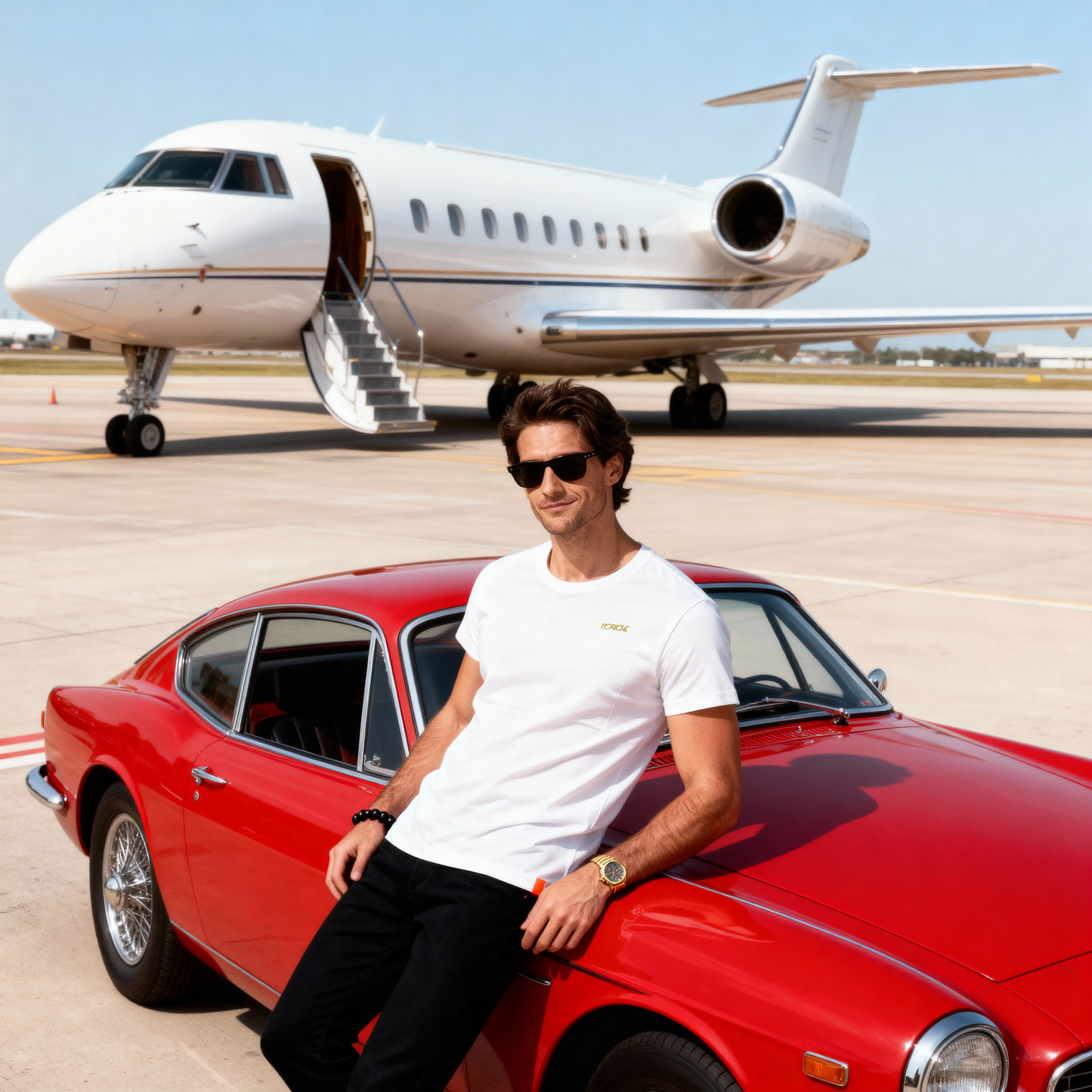 Moriche Heren T-shirt Wit Bio-katoen en gerecycled polyester