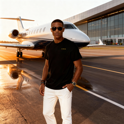 Moriche Heren T-shirt Zwart Bio-Katoen