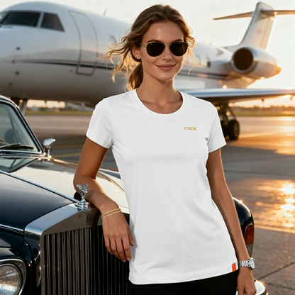 Moriche Dames T-shirt Wit Bio-Katoen