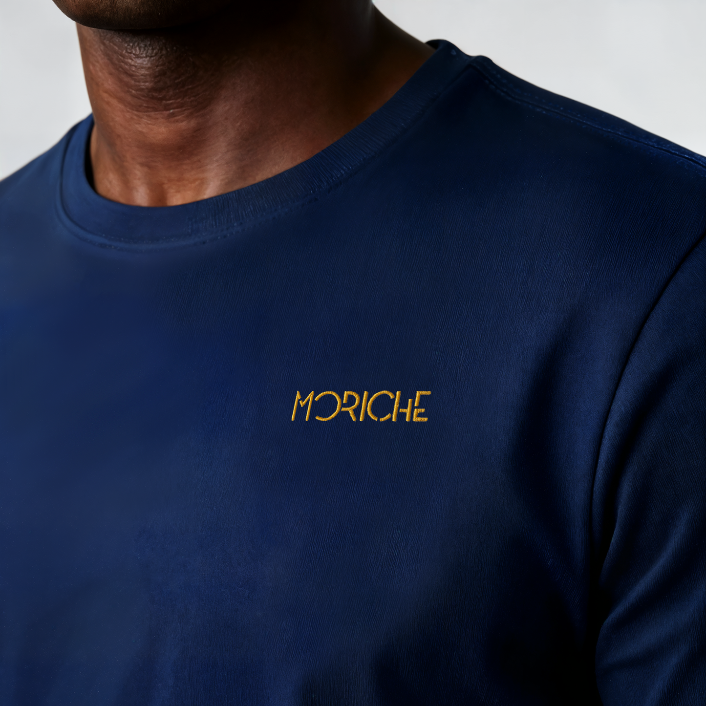 Moriche Heren T-shirt Blauw Bio-Katoen